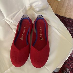 Rothy’s “the flat”Size 9.5 US color Chili red